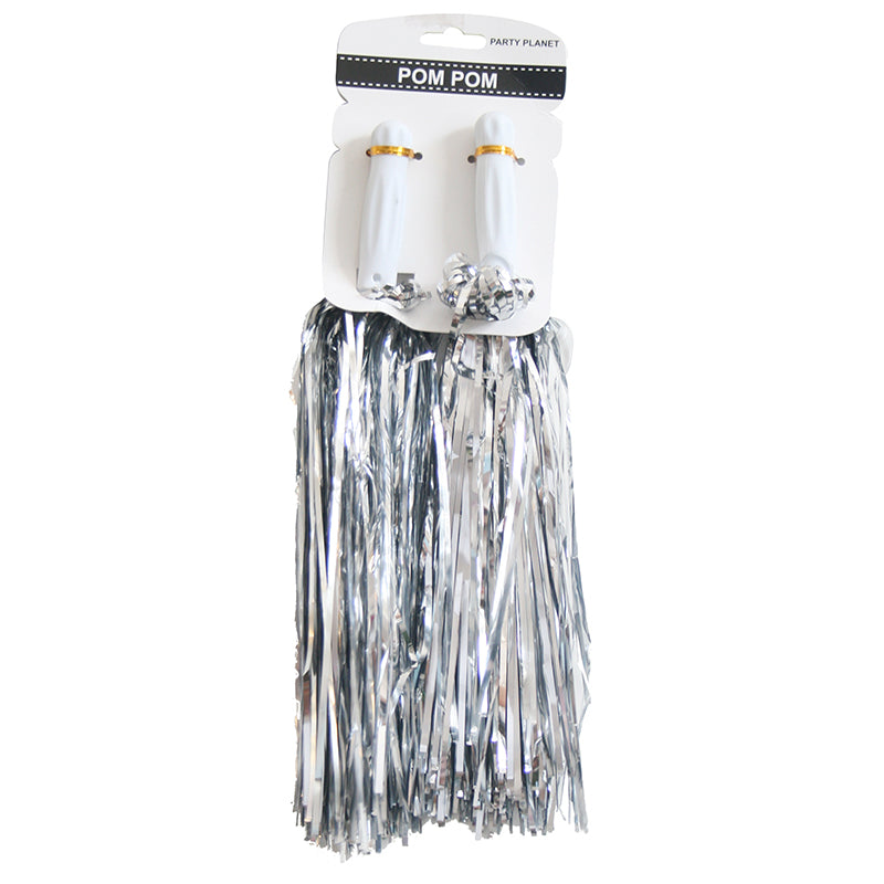 Metallic Pom Pom – Silver - alternate view