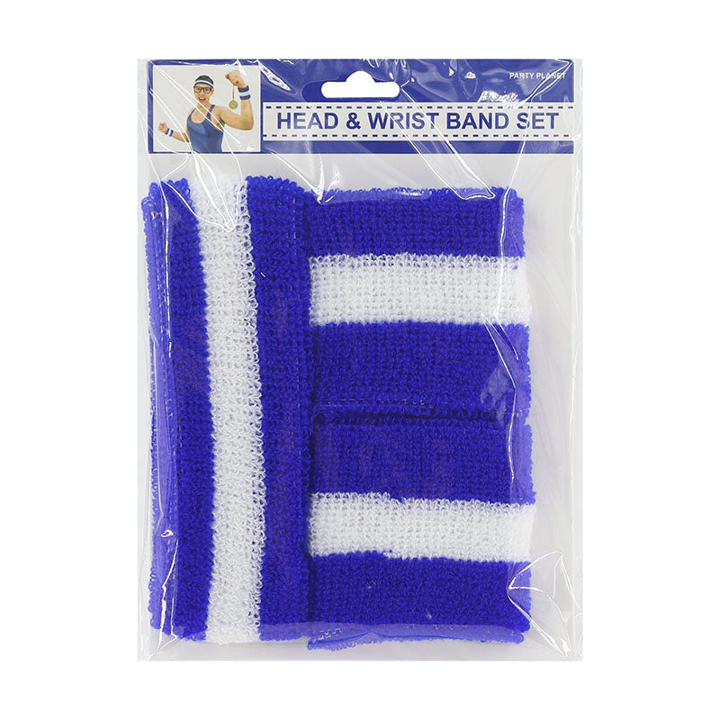 Headband & 2pk Wristband – Blue - alternate view