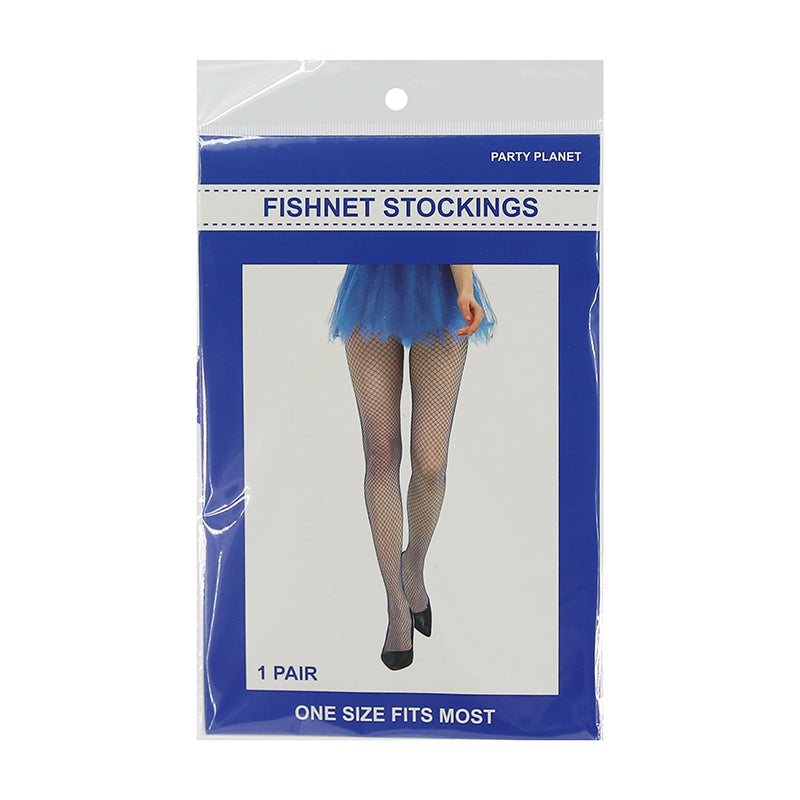 Fishnet Tights – Blue - alternate view