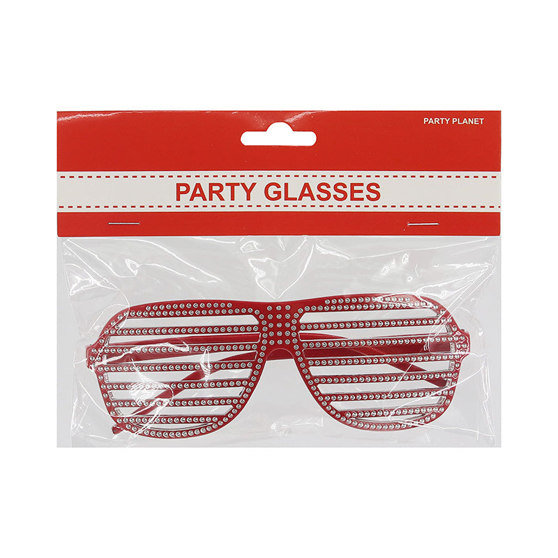 Bling Glasses – Red - alternate view