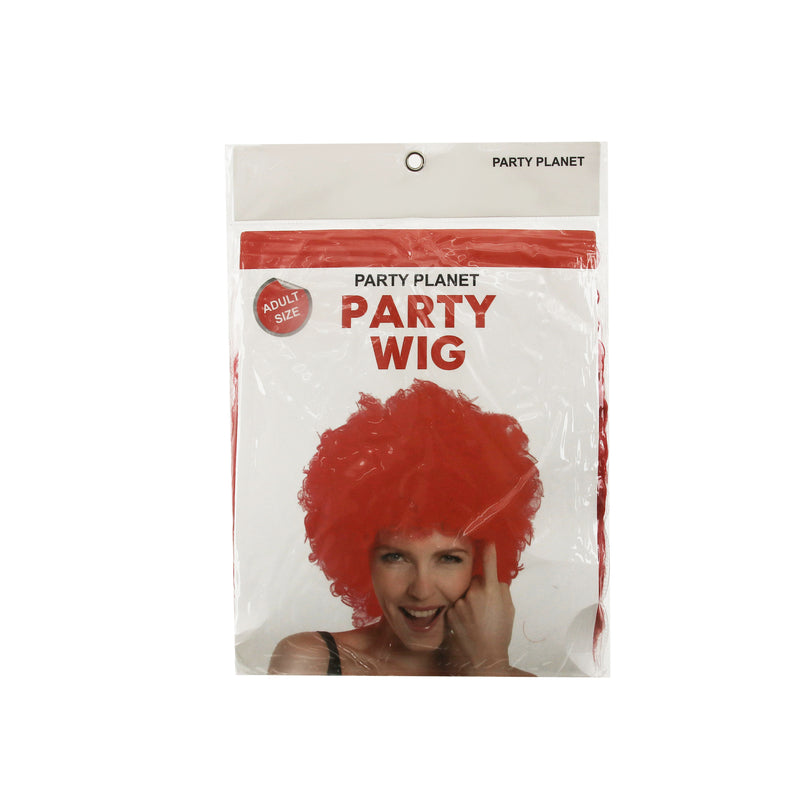 Afro Wig – Red - alternate view