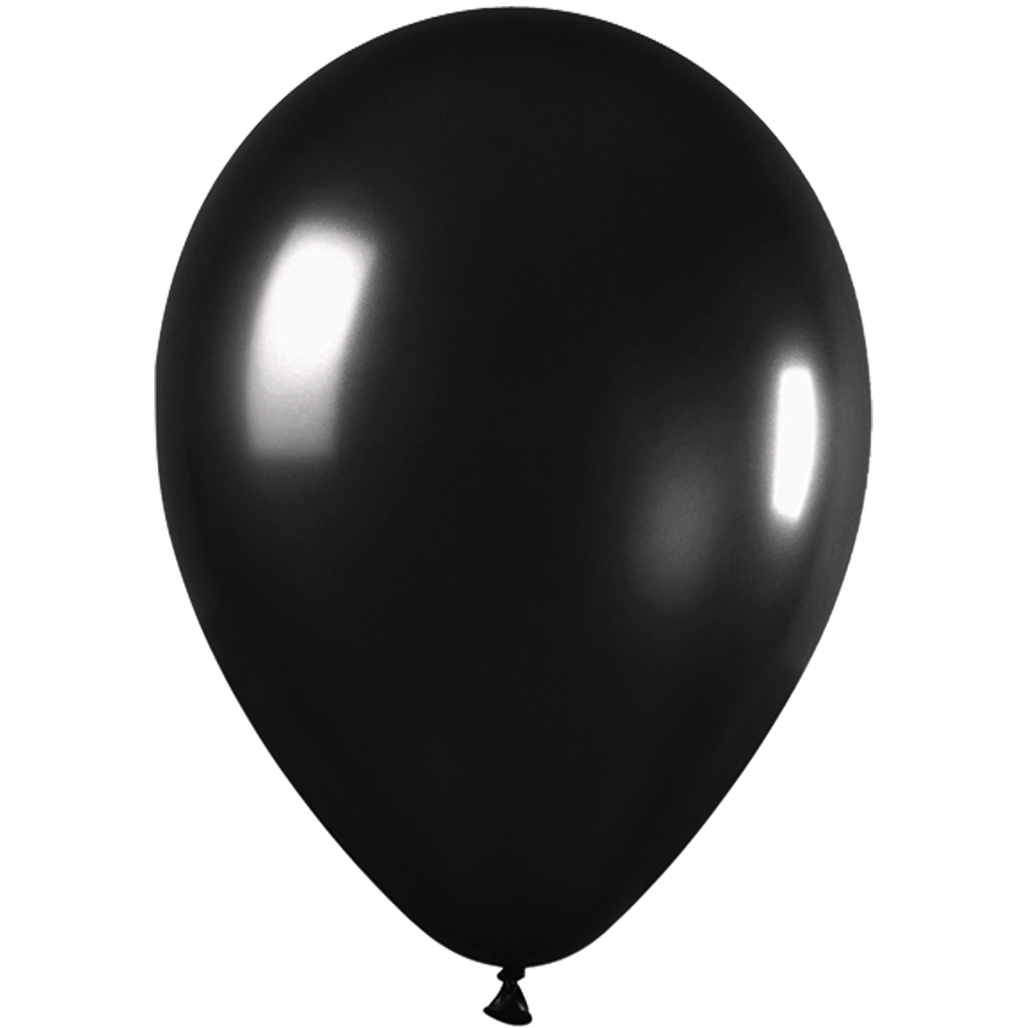SEMPERTEX 5" METALLIC BLACK 50/BAG