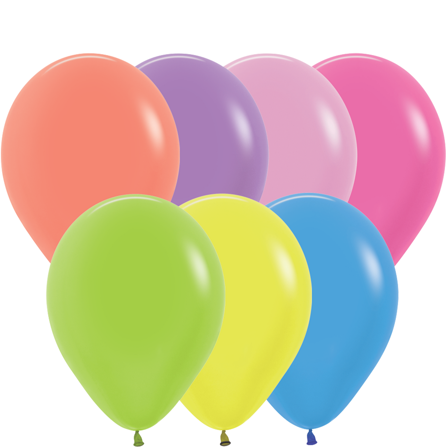 SEMPERTEX 11" NEON ASSORTMENT 100/BAG