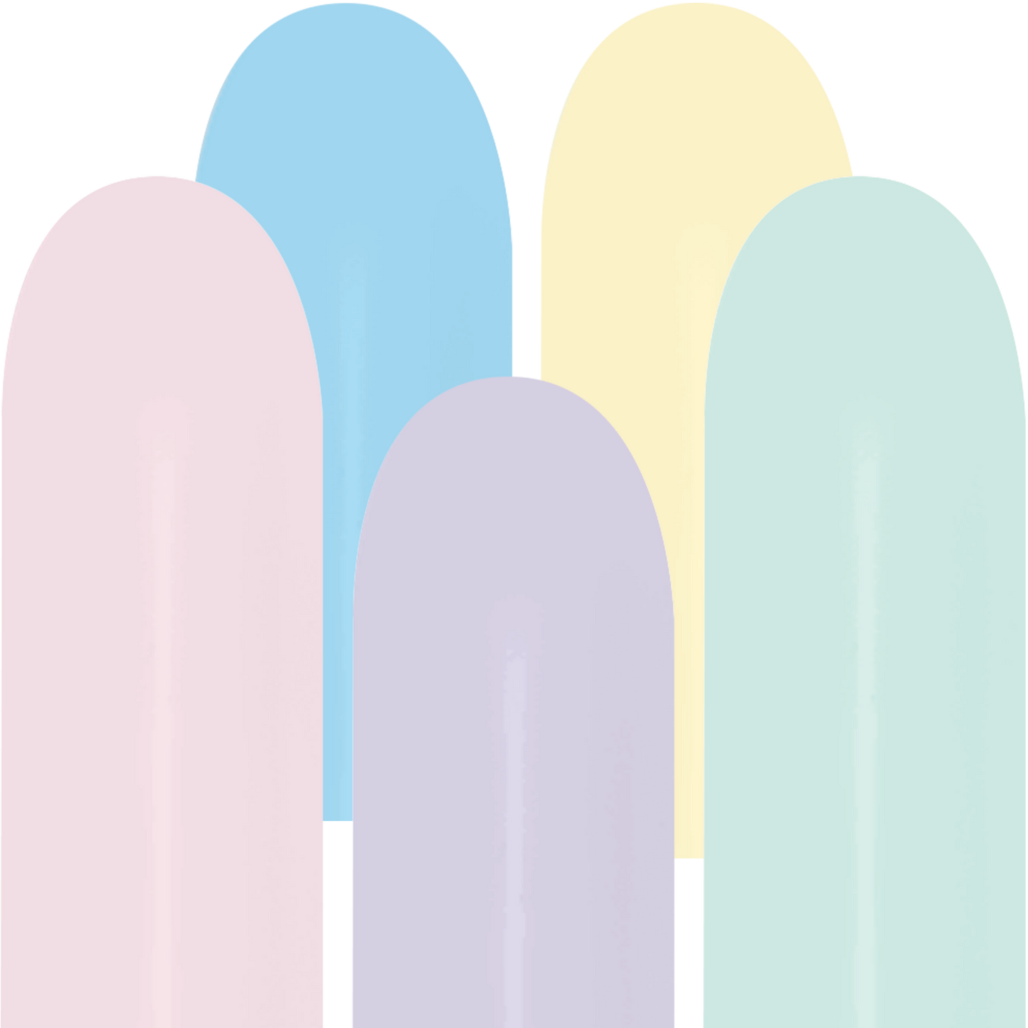 SEMPERTEX 260 PASTEL MATTE ASSORTED-PINK 100/BAG