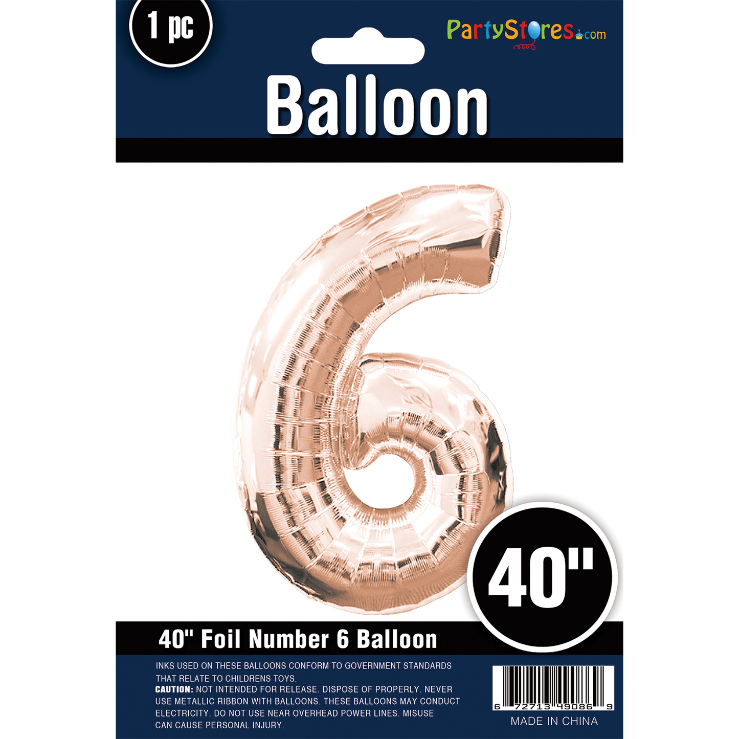 40" ROSE GOLD SUPER 6