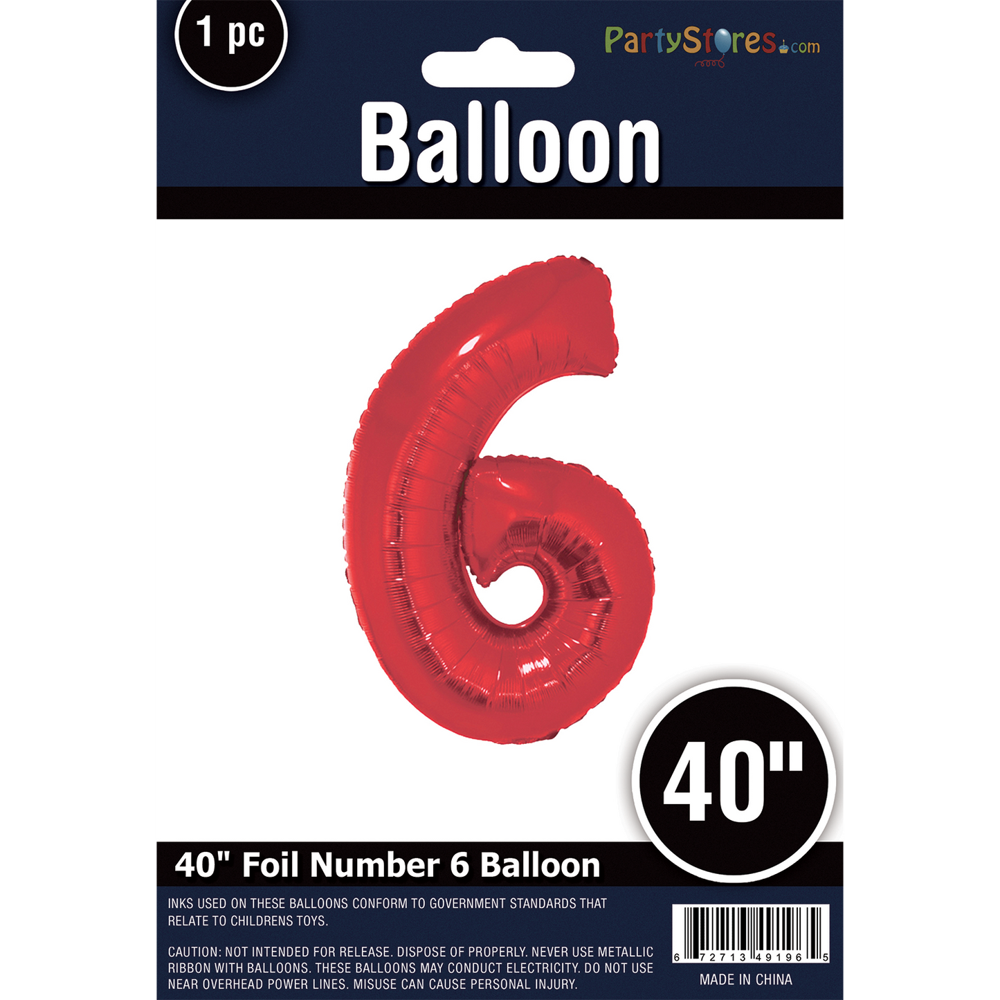 40" RED SUPER 6