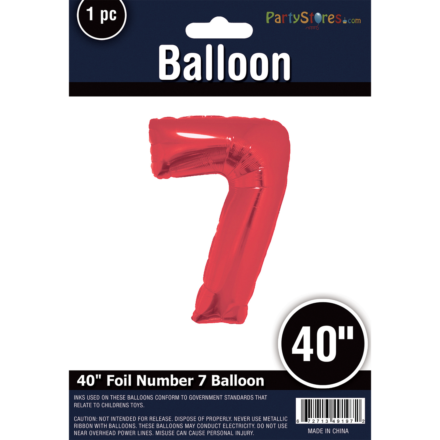40" RED SUPER 7