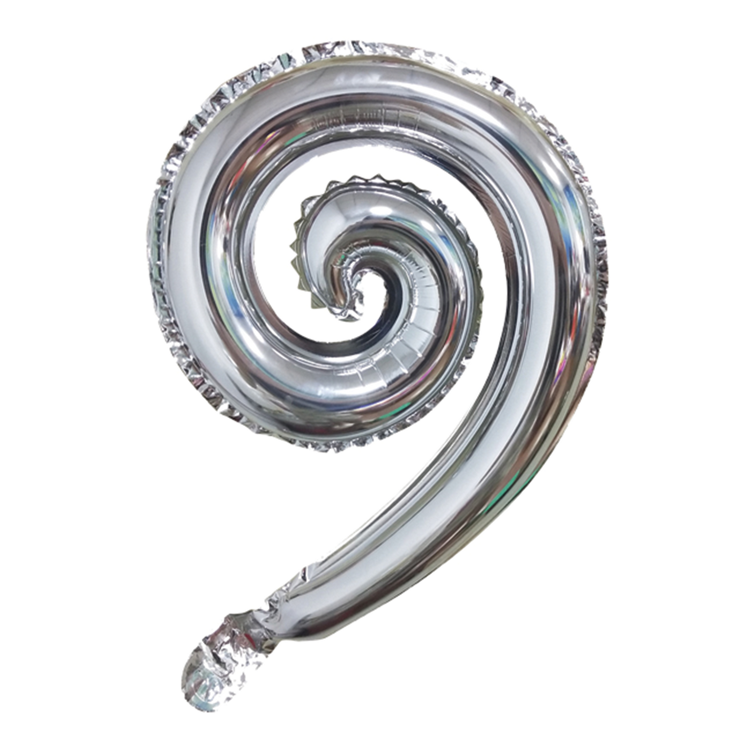 17" SPIRAL SHAPE SILVER