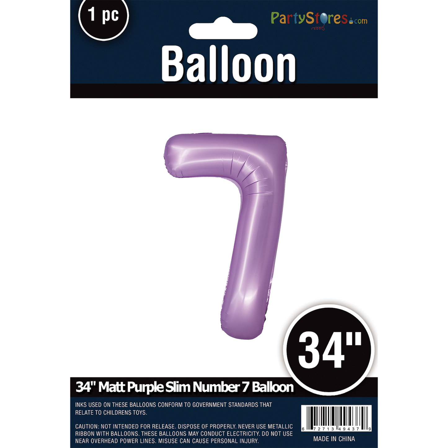 34" SLIM MATTE PURPLE SHAPE 7