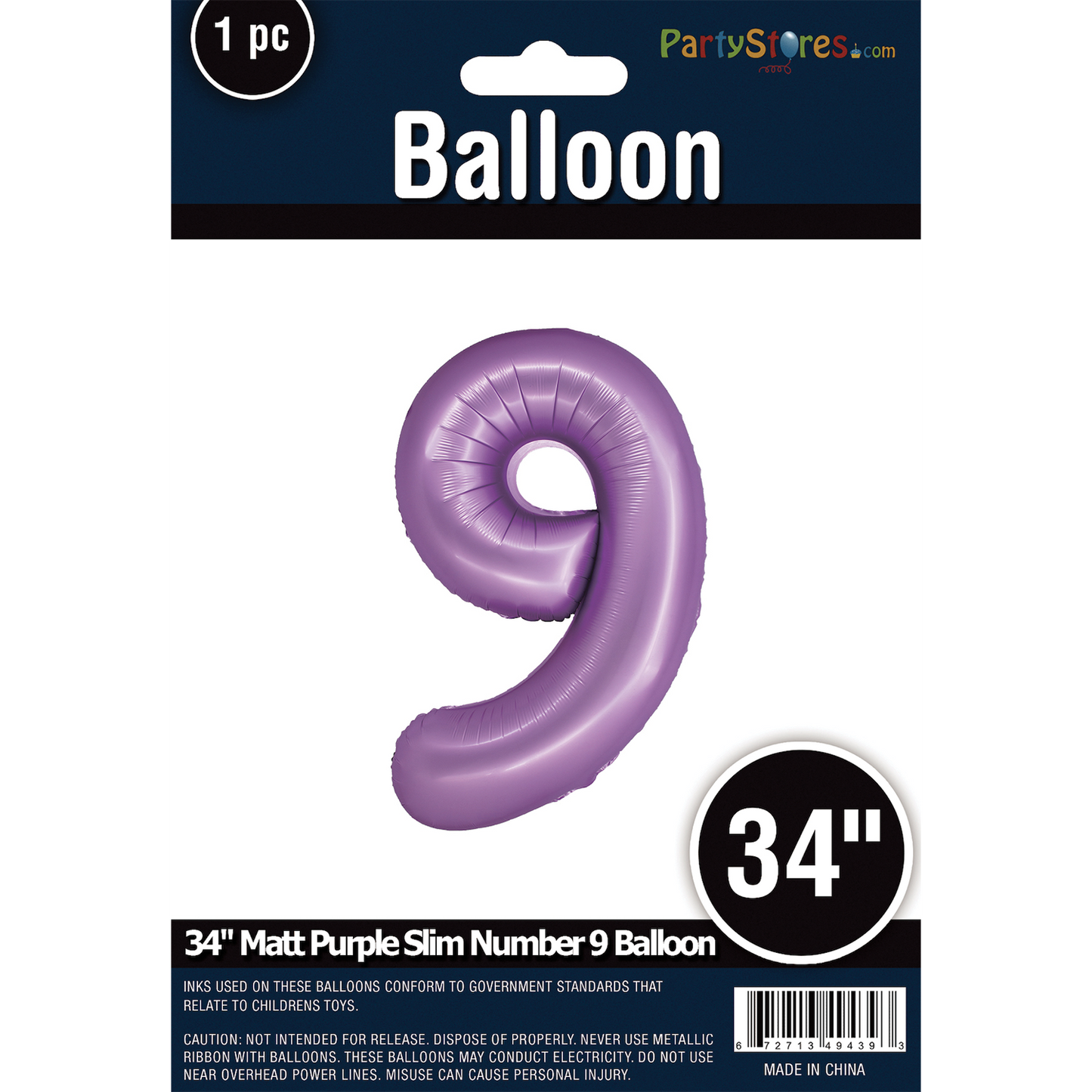 34" SLIM MATTE PURPLE SHAPE 9