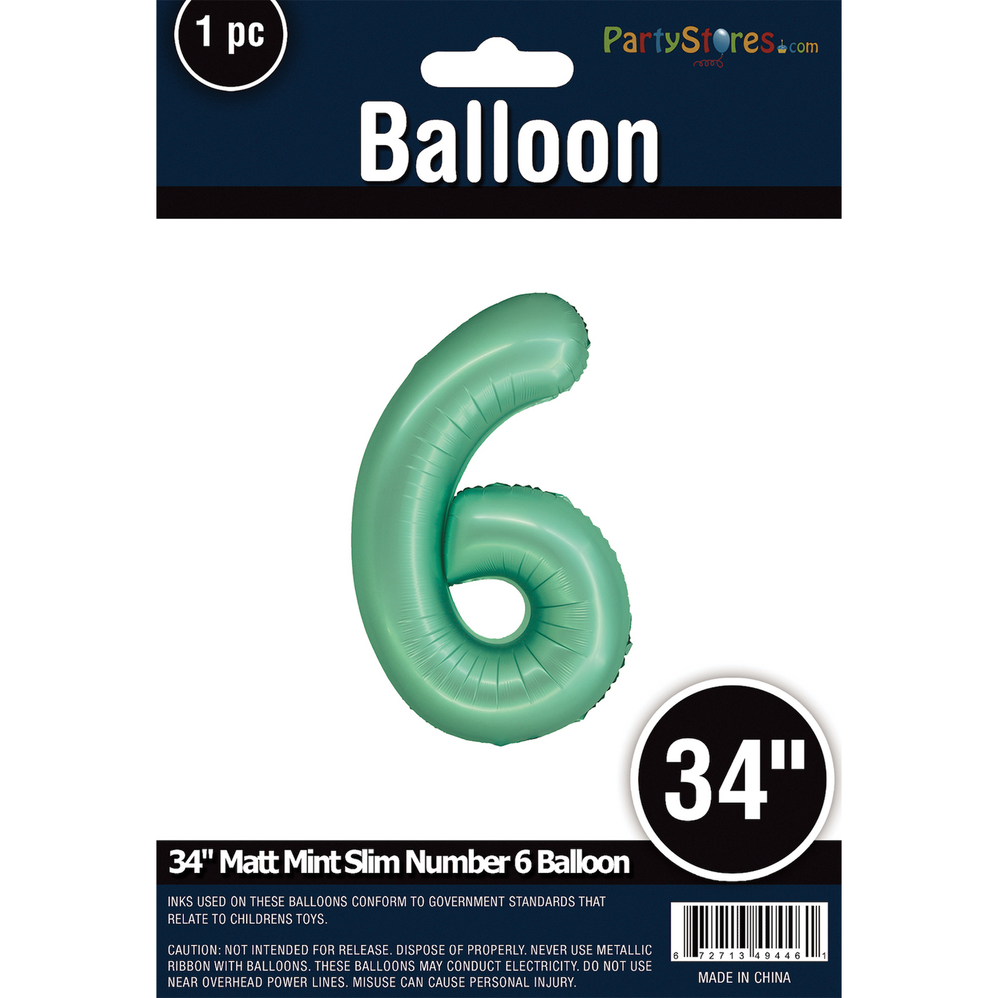 34" SLIM MATTE MINT SHAPE 6