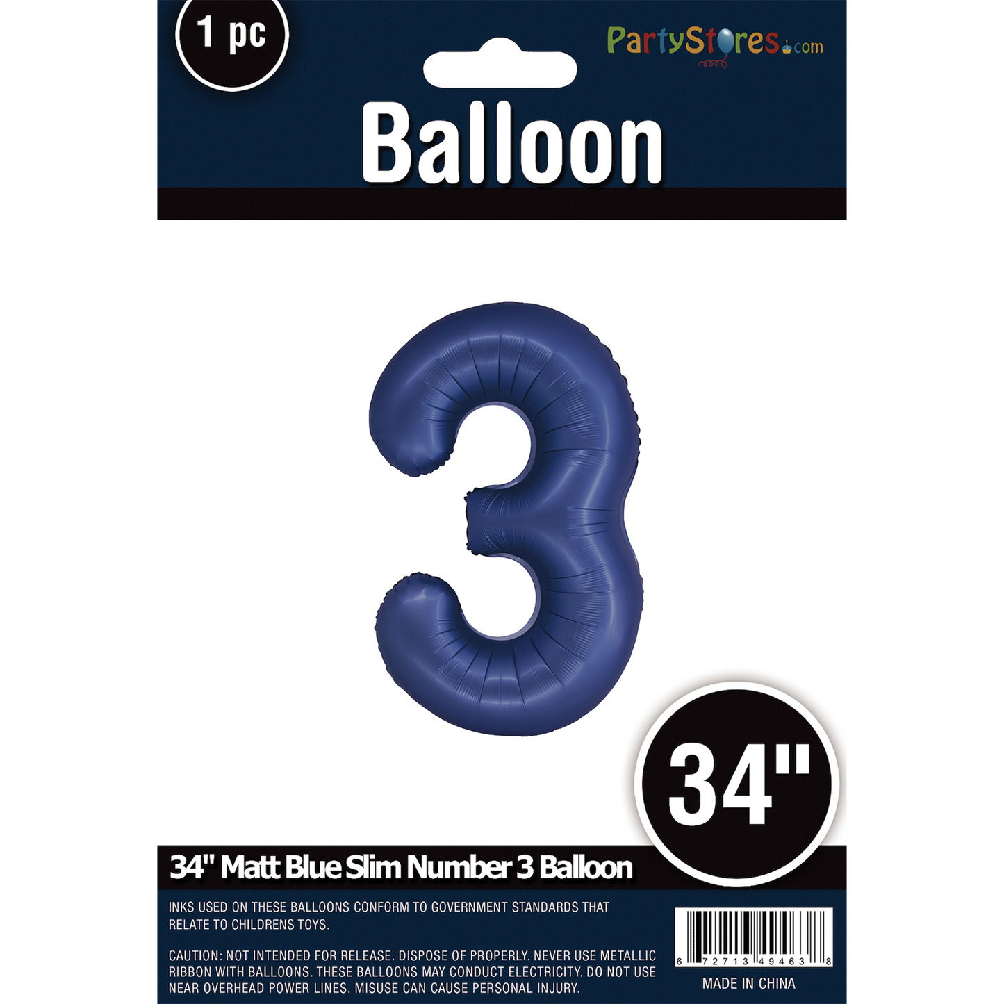 34" SLIM MATTE BLUE SHAPE 3