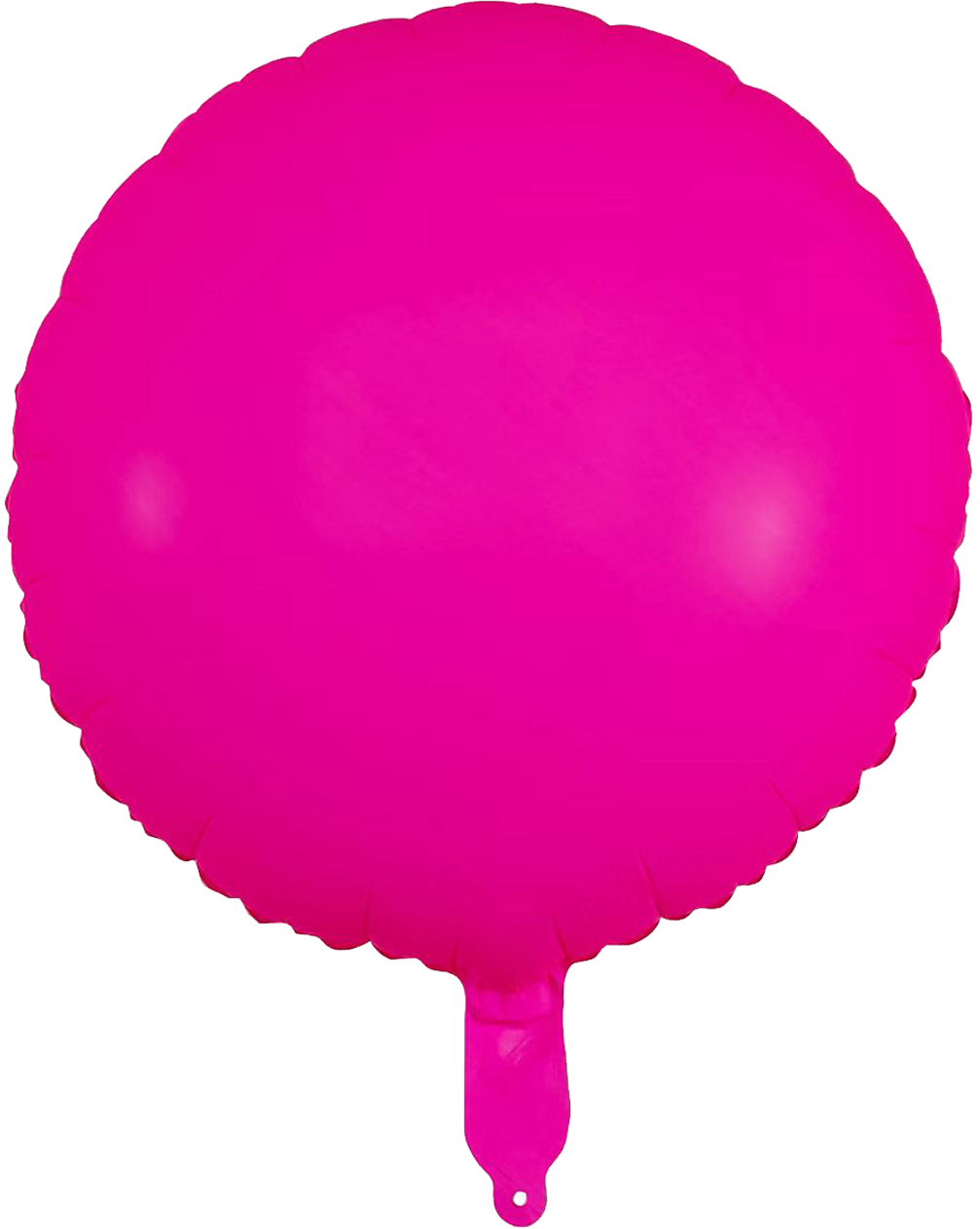 18" pink neon round balloon