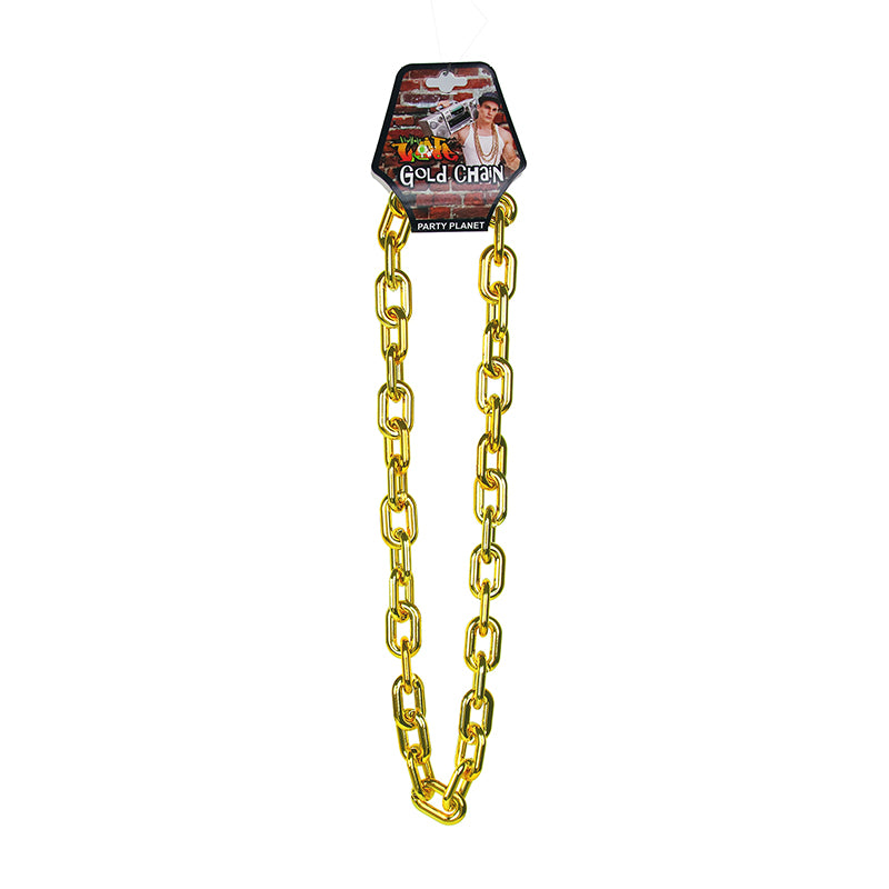 Big Link Gold Necklace - alternate view