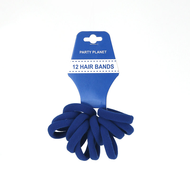 Elastic Hair Bands – Blue - alternate view