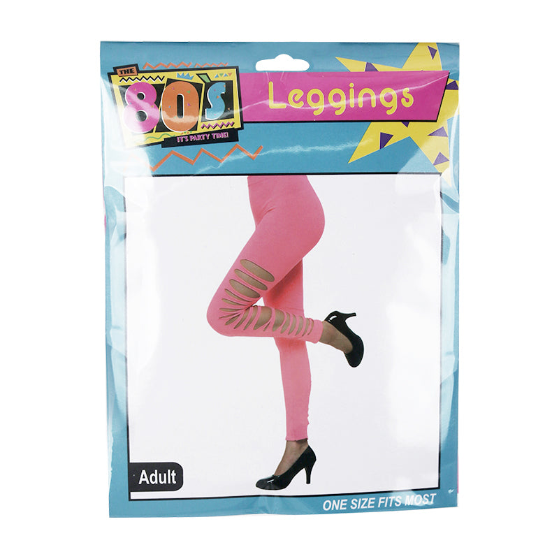 80's Neon Pinkleggings - alternate view