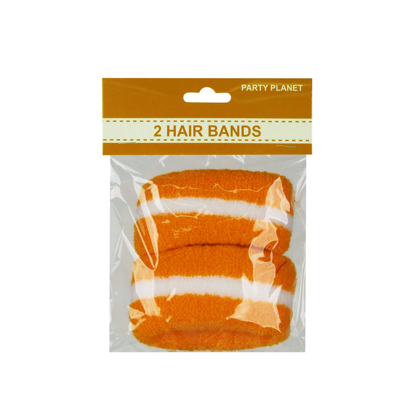 Stripe Hair Band – Orange - alternate view