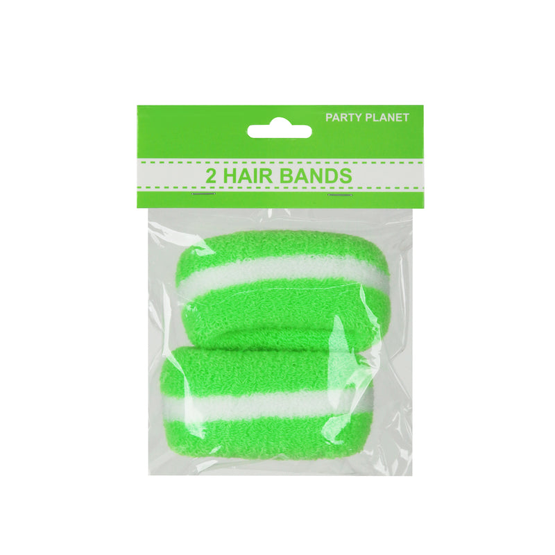 Stripe Hair Band – Green - alternate view