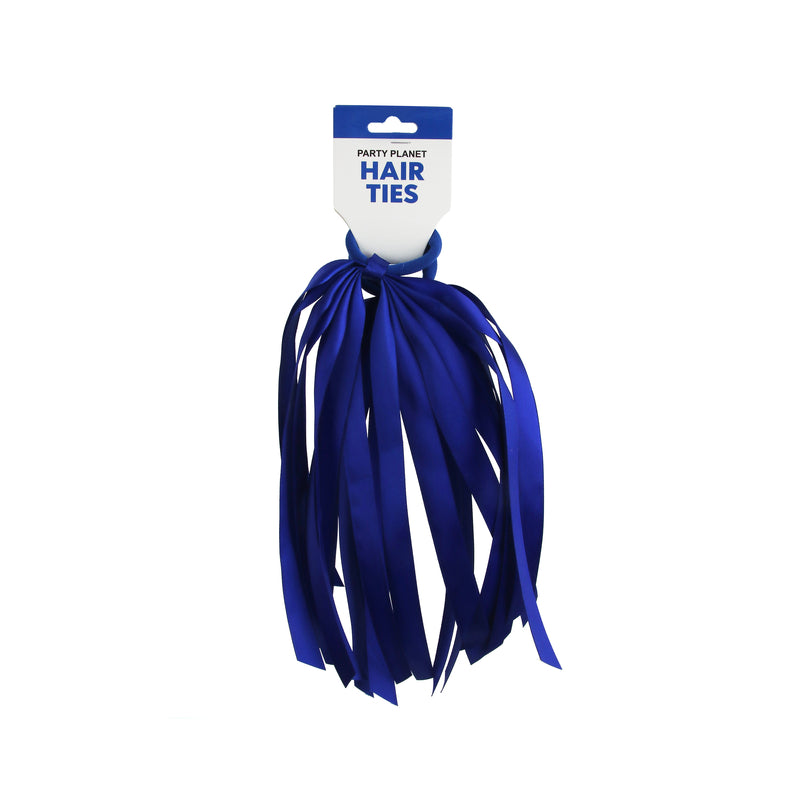 Tassel Hair Ties – Blue - alternate view