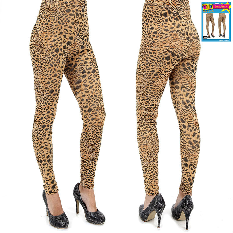 80's Leopard Print Leggings