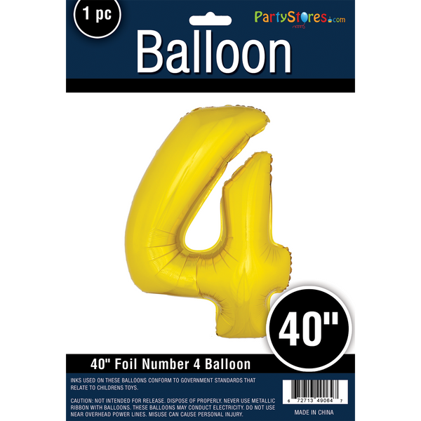 40 inch Numbers