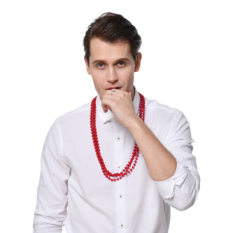 80cm Party Necklace – Red