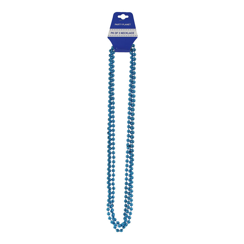 80cm Party Necklace – Blue - alternate view