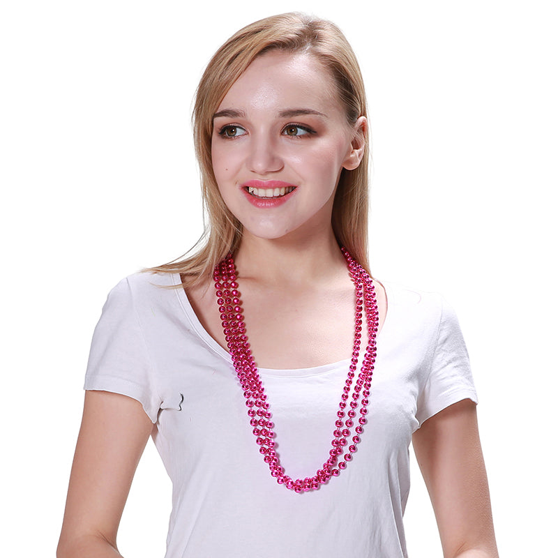 80cm Party Necklace – Pink