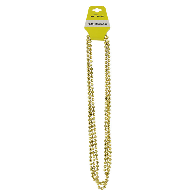 80cm Party Necklace – Gold - alternate view