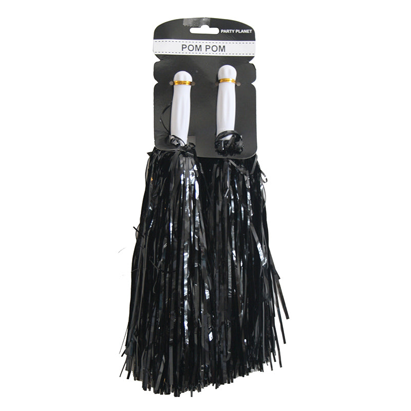 Metallic Pom Pom – Black
