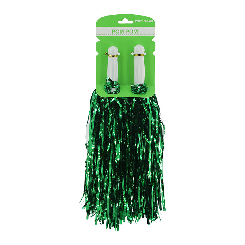 Metallic Pom Pom – Green - alternate view