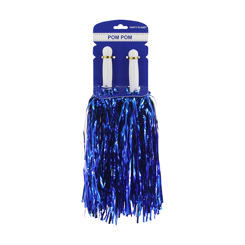 Metallic Pom Pom – Blue - alternate view