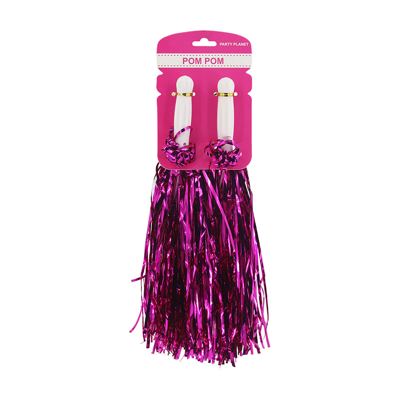 Metallic Pom Pom – Pink - alternate view