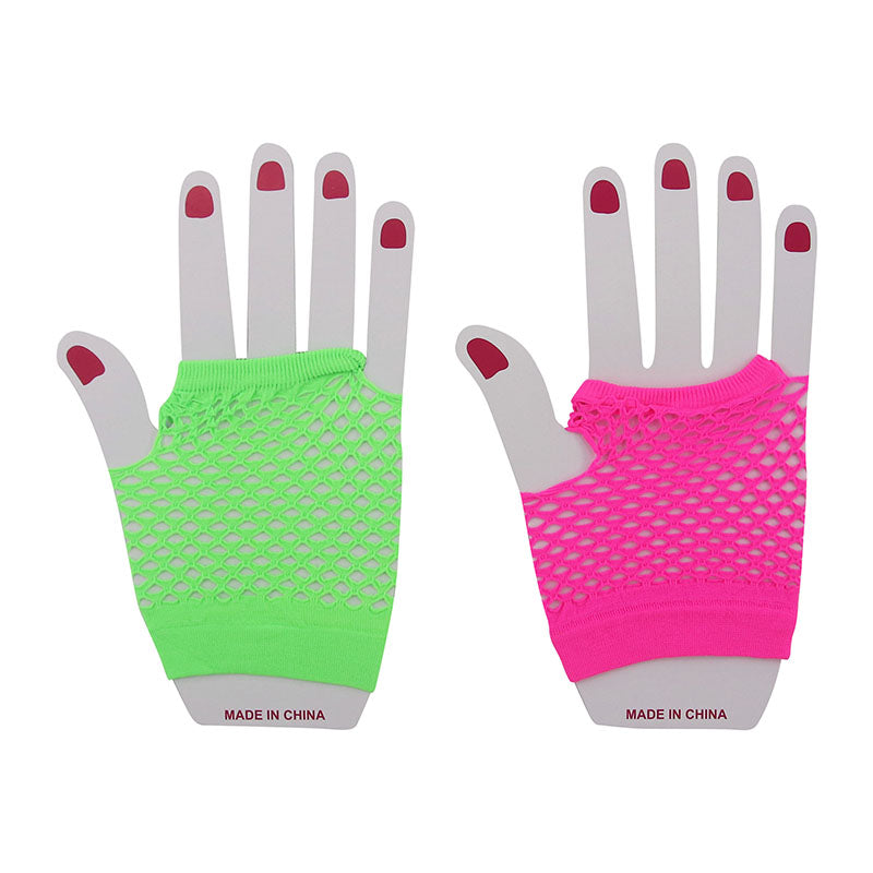 80's Fishnet Gloves