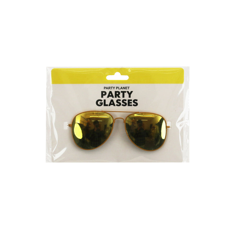 Aviator Glasses – Yellow - alternate view