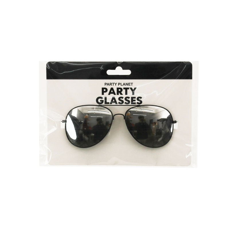 Aviator Glasses – Black - alternate view