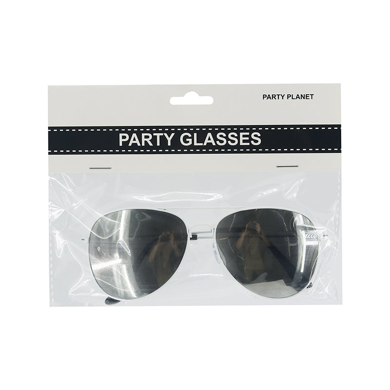 Aviator Glasses – Silver - alternate view