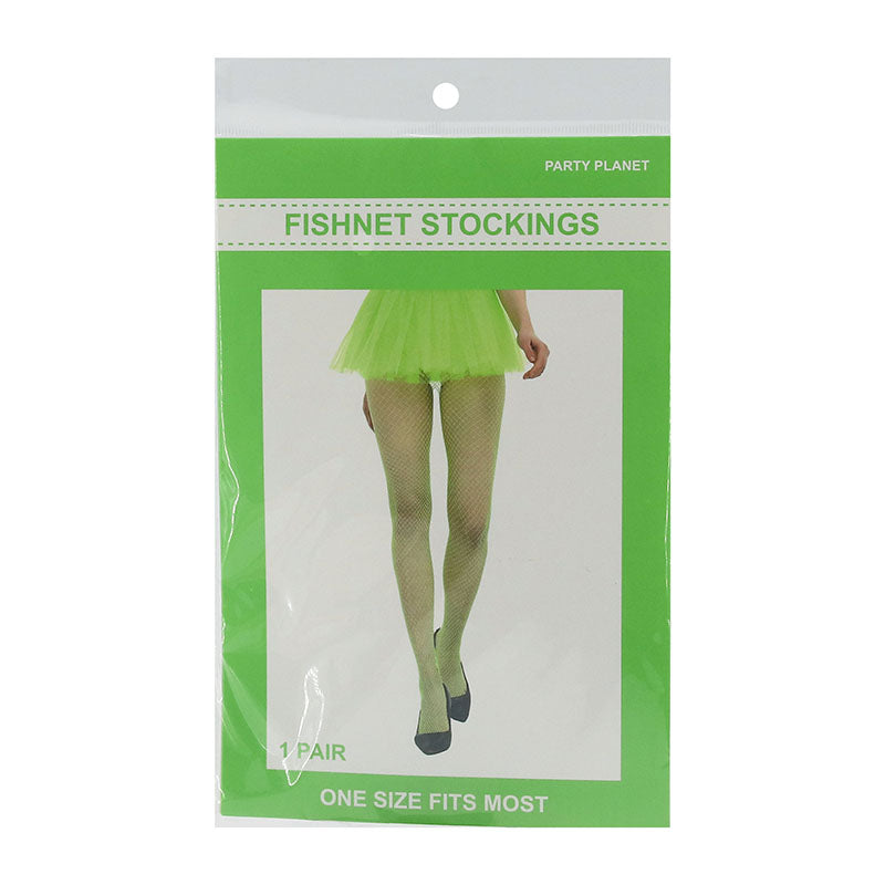 Fishnet Tights – Green - alternate view