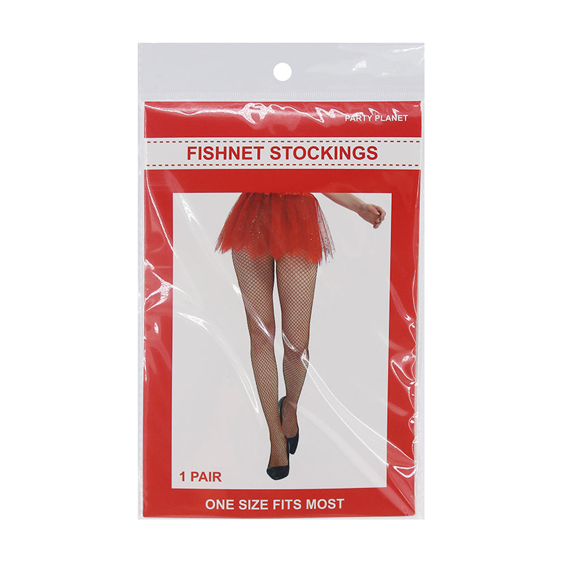 Fishnet Tights – Red - alternate view