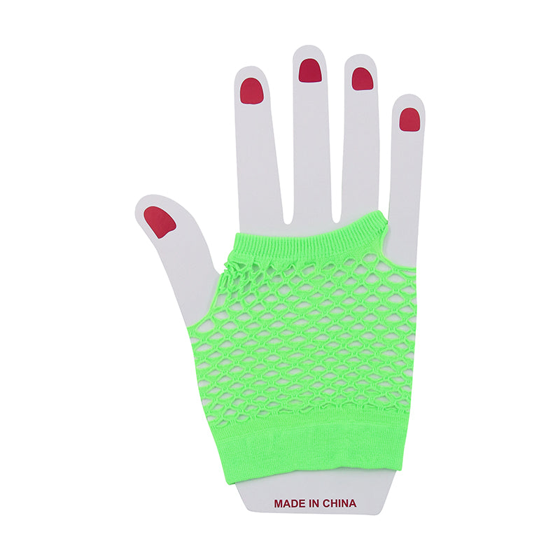 Fishnet Gloves – Green