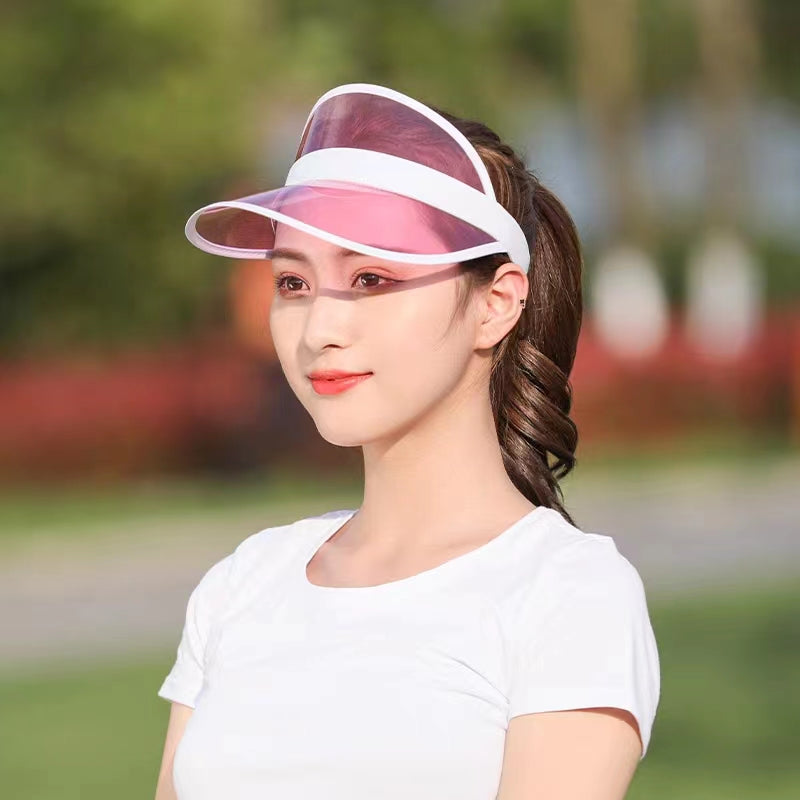 Sun Visor Party Hat – Pink