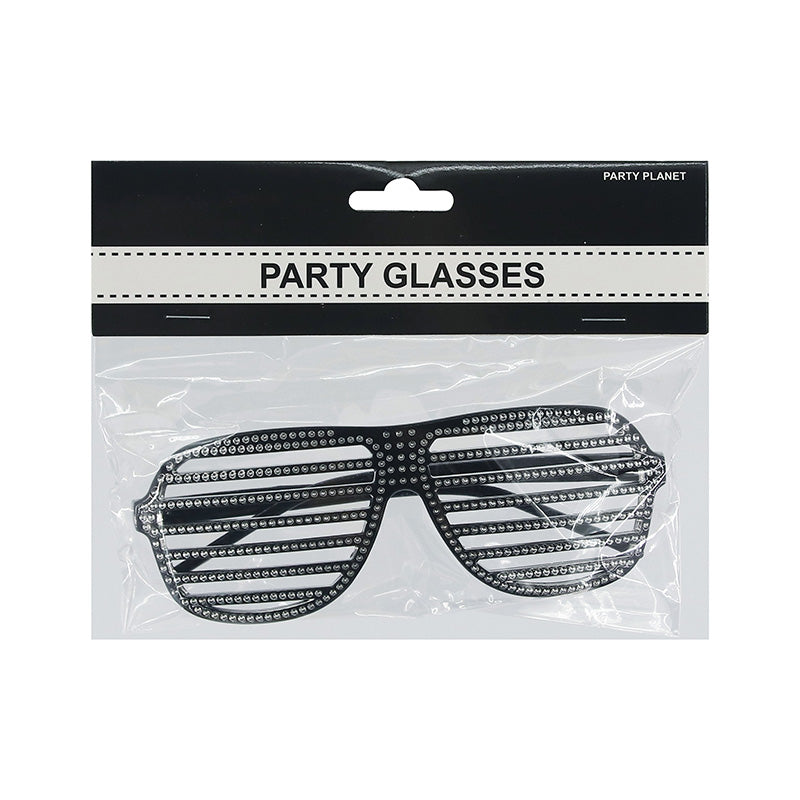 Bling Glasses – Black - alternate view