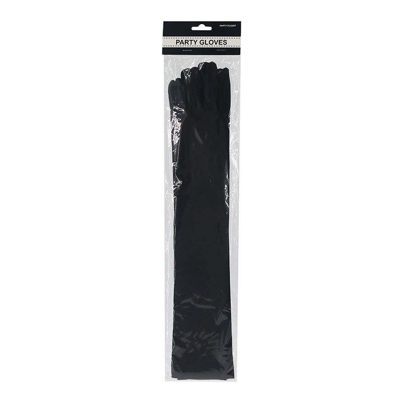 Long Gloves – Black - alternate view