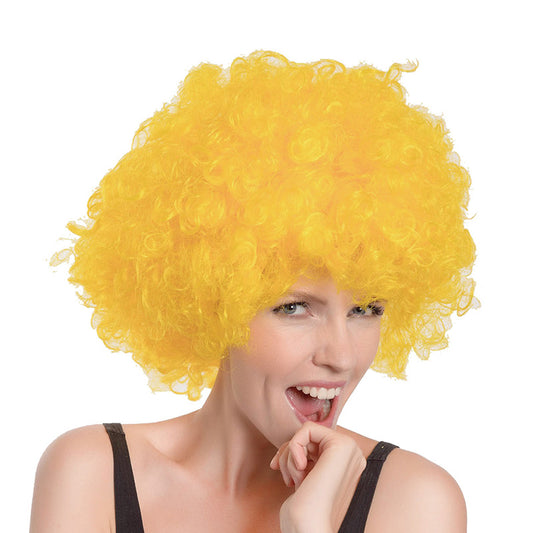 Afro Wig – Yellow