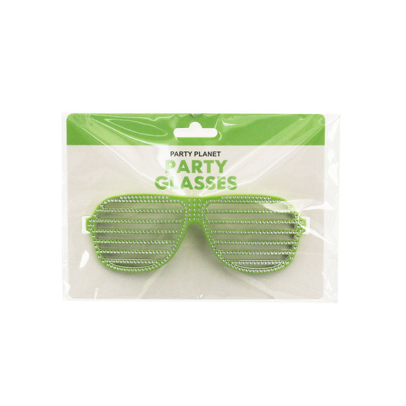 Bling Glasses – Green - alternate view