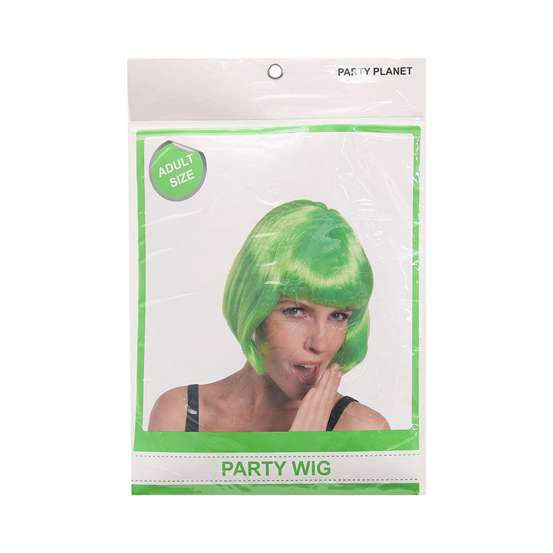 Bob Wig – Green - alternate view