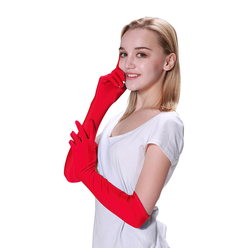 Long Gloves – Red