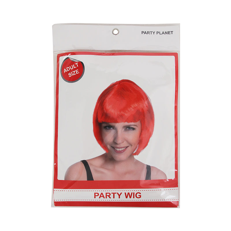Bob Wig – Red - alternate view