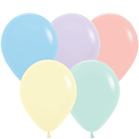 SEMPERTEX 5" PASTEL MATTE ASSORTMENT-MELON 50/BAG