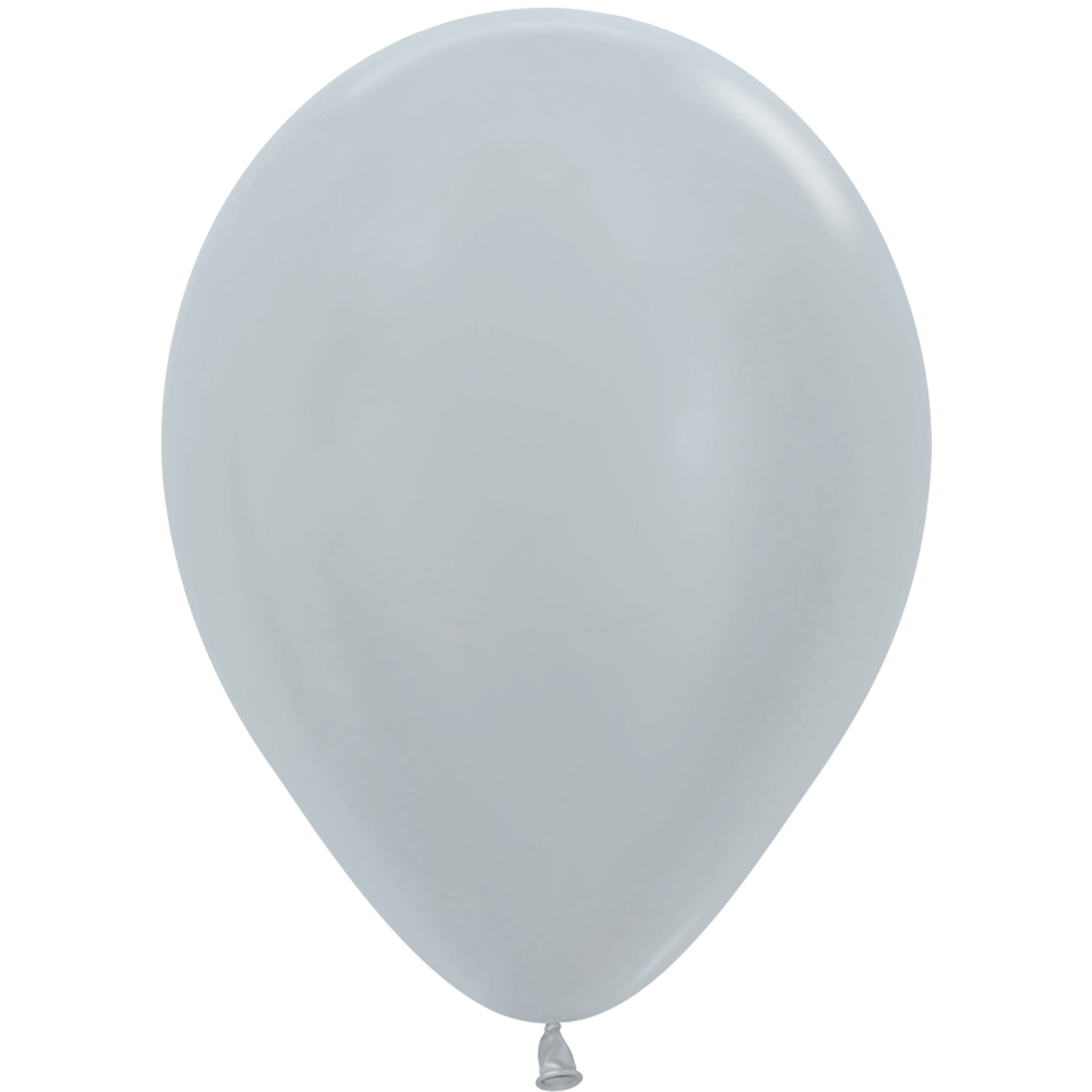 SEMPERTEX 11" METALLIC SILVER 100/BAG